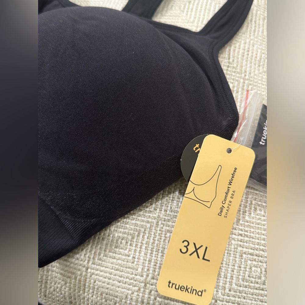 BLACK 3x Shapermint Truekind wirefree bra